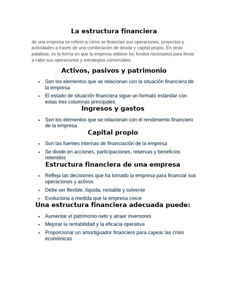 ¿Por Qué es Crucial Analizar la Estructura Financiera Empresarial?