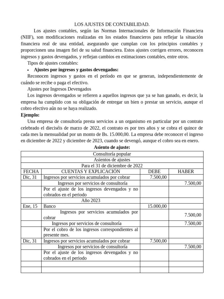 ¿Por qué son Cruciales los Ajustes Contables Periódicos?